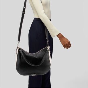 Vintage Genuine Kate Spade NY Crossbody pebbled leather shoulder bag tot…